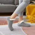 thumbnail image 6 of 1Pairs Slipper Socks Warm for Women Gifts , Gray, 6 of 9