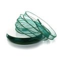 thumbnail image 4 of Ribbon Traditions 7/8" Wired Sheer Organza Ribbon Hunter Green 50 Yards, 4 of 4