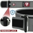 thumbnail image 3 of RDX Weight Lifting Belt 4 Adjustable Back Lumbar Support Bodybuilding, Powerlifting Functional Strength Training Core Exercise Fitness Workout Squats Deadlifts, Home Gym Equipment, 3 of 8