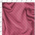 thumbnail image 3 of Soimoi Pink Rayon Fabric Leaf Floral Fabric Prints By Yard 56 Inch Wide, 3 of 6