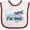 White and Red, variant on Inktastic 1st Birthday Airplane I'm One Boys Baby Bib