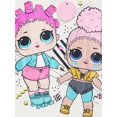 thumbnail image 3 of L.O.L. Surprise! Girls 2 Pack T-Shirt (Light Pink/Royal White, L-10/12), 3 of 3