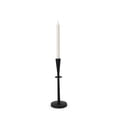 thumbnail image 4 of HomeRoots 608431 13 in. Black Metal Abstract Tabletop Candle Holder, 4 of 5