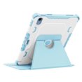thumbnail image 4 of Dteck Case for iPad 10th Generation 10.9 inch 2022,Magnetic Leather Shockproof Rubber Rugged Case 360 Rotatable Kickstand Built-in Pencil Holder Heavy Duty Cover,Skyblue, 4 of 8