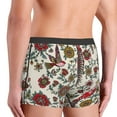 thumbnail image 5 of Bingfone Dark Enchanted Flowers And Birds Men'S Underwear - Casual Stretch Boxer Briefs-Medium, 5 of 9