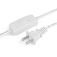 thumbnail image 6 of Yibooy AC 110-250V Universal Flexible Lamp Clip Holder E26/E27 Bulb Base (White), 6 of 8