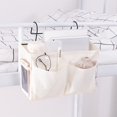 thumbnail image 2 of Suministros para dormitorio, cesta de almacenamiento para literas, bolsa con gancho de Metal, estante de almacenamiento para cabecera de estudiante, 2 of 5