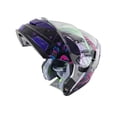 thumbnail image 4 of Casco abatible Space Girl Half doble visor para motocicleta unisex, 4 of 5