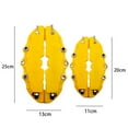 thumbnail image 2 of Car Caliper Cover Kits Yellow 3D Style Accessories Brake Caliper Disc Front/Rear Parts Replacement Universal Practical Durable, 2 of 5