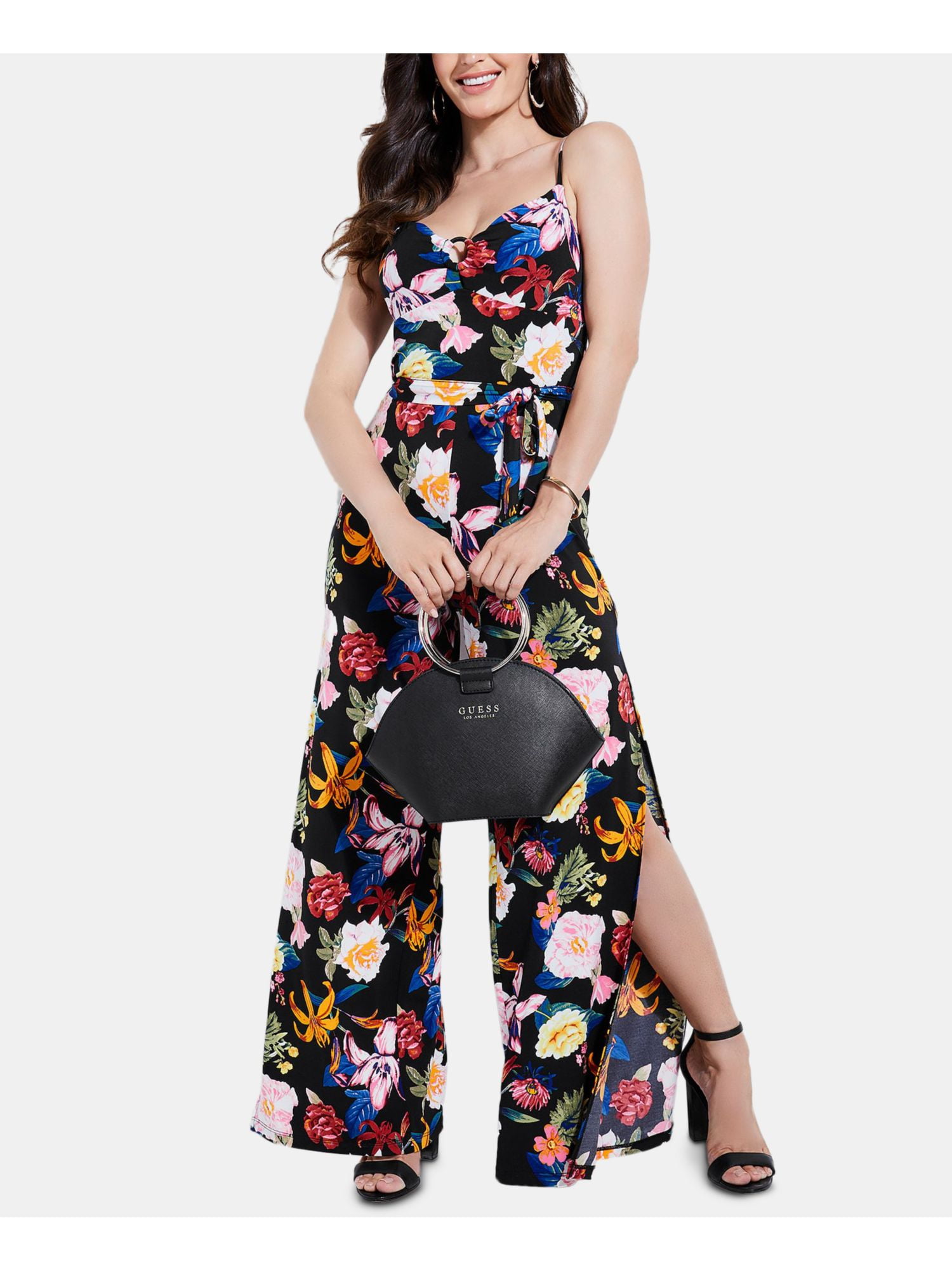 Guess floral jumpsuit Clearance