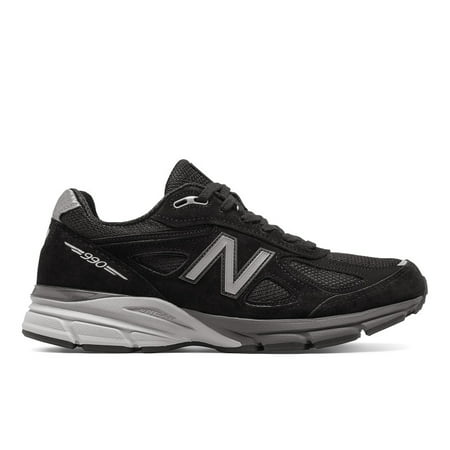 New Balance M990BK4: 990 Made in the USA Black Silver Mens Running Sneaker (12 D(M) US Men, Black