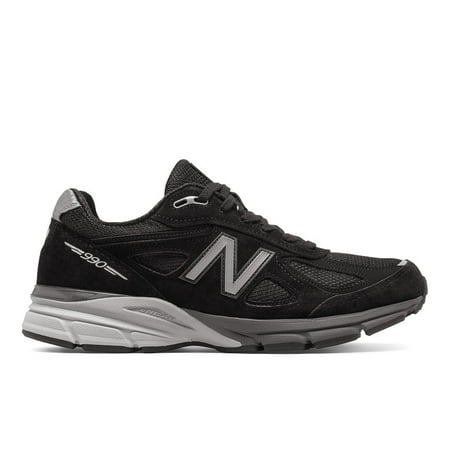 New Balance M990BK4: 990 Made in the USA Black Silver Mens Running Sneaker (12 D(M) US Men, Black (Best Sneakers For Mud Runs)