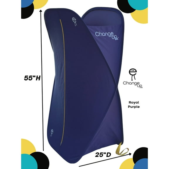 Royal Purple 55" Portable Changing Room