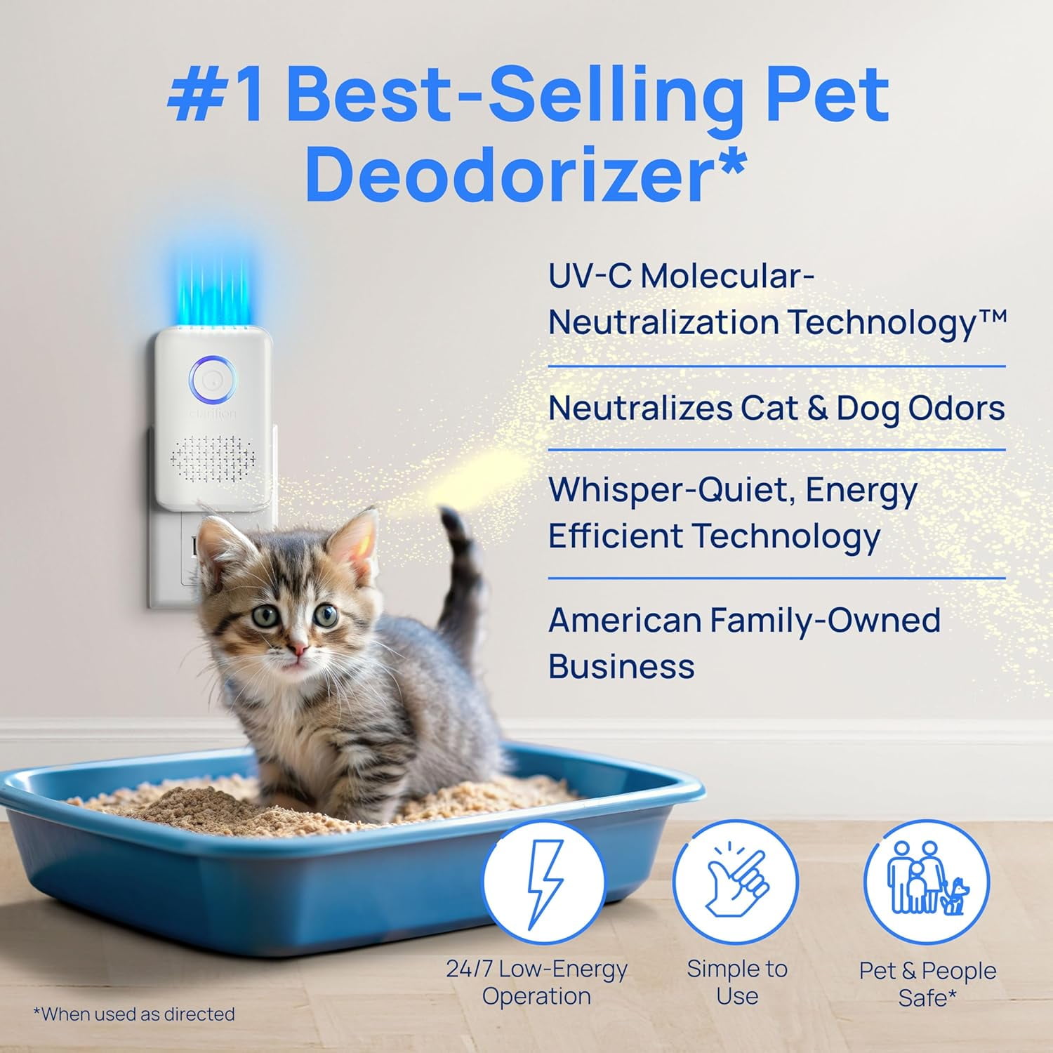 Clarifion ODRx - UV-C Odor Deodorizer & Eliminator