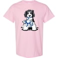 thumbnail image 3 of Inktastic B/w Parti Doodle Dog T-Shirt, 3 of 5