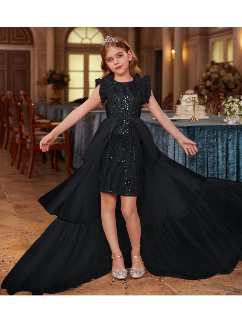 black sequin dress mini OW Maya * Silhouette shop our insta Size:XS- Bust 32