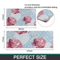 thumbnail image 7 of Pioneer Flower Floral Print Pattern Kitchen Rugs Sets Of 2,Anti Fatigue Kitchen Mat Rugs Non Slip Washable,Decorative Kitchen Floor Mats for Kitchen,Sink,Laundry,17"x30"+17"x47", 7 of 7