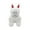 White, variant on Forsaken Game Soft Plush Businessman Doll Toy, Cute Smiling Stuffed Figure in Suit and Hat, Huggable Gift for Kids and Adults, Collectible Action Figure,007