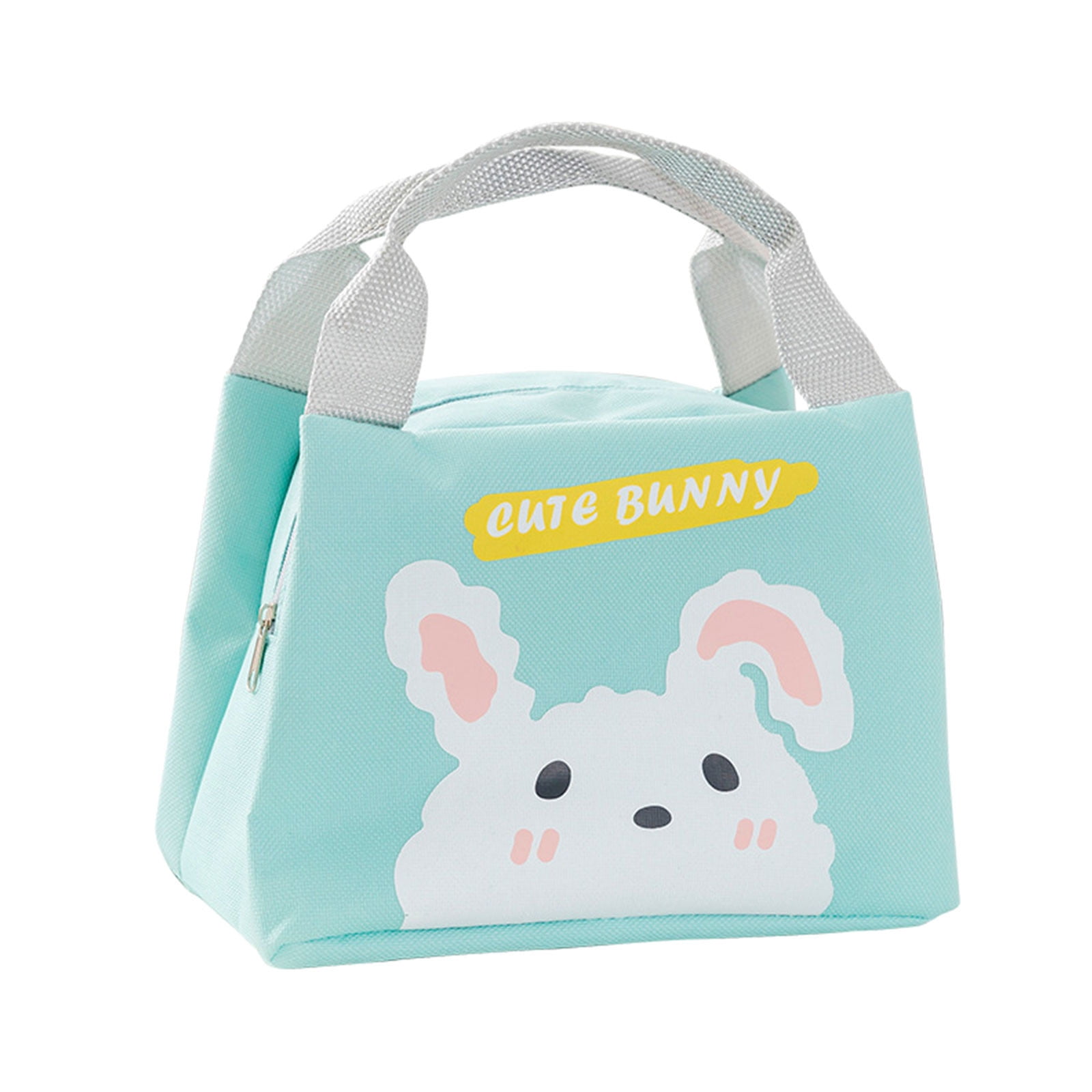 Jikolililili Portable Cartoon Insulation Bag Thick Insulation Lunch Box