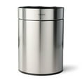 thumbnail image 4 of Tramontina 2.38 Gallon Stainless Steel Round Open Top Waste Bin, 4 of 5