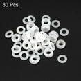 thumbnail image 2 of Pneumatic Pump Fittings Gasket Silicone Sealing O Rings 4mm x 8mm x 2mm 80Pcs, 2 of 2