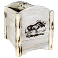thumbnail image 1 of Montana Woodworks MWMAGLZMOOSE Montana Collection Magazine Rack with Laser Engraved Moose Design, 1 of 5