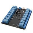 thumbnail image 1 of USB Serial Port Control Switch, 7-38V 16 Channel Relay Board LED Power Indicator  for Comm Equipment, 1 of 7
