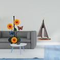 thumbnail image 2 of Soporte de papel higiénico,Porta toallas de papel de encimera,Escultura de velero,Estatua de velero Decoración de velero Barco de vela,Figura de velero modelo escultura adorno resina, 2 of 8