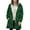 Green, variant on Kilaqueen Winter Jackets for Women Plaid Long Sleeve Zip Up Fleece Lined Hooded Jackets with Pockets Winter Warm Casual Trendy Coat