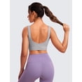thumbnail image 2 of Top Deportivo CRZ YOGA Butterluxe Cuello en V Sin Aros Gris Gaviota M, 2 of 5