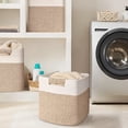 thumbnail image 4 of 13 Inch Storage Cubes, 3 Pack Cube Storage Bins for Organizing, Cotton Rope Woven Baskets for Shelves, Bathroom, Kids Room, Closets,  Nursery, 4 of 7