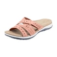 thumbnail image 2 of KEVCHE Slide On Sandals Women Orthopedic Wedge Platform Beach Shoes, Arch Support Rubber Sole Breathable Lightweight Slides, Plantar Fasciitis Relief Comfortable Summer Casual Sandals, 2 of 5