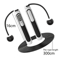 thumbnail image 2 of Cuerda para saltar inalámbrica con contador de calorías y velocidad ajustable para entrenamiento físico., 2 of 5