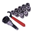 thumbnail image 4 of Precision MT2 Shank Sharpla ER32 Collet Set para Herramientas de Fresado de Máquinas de Grabado CNC, 4 of 8