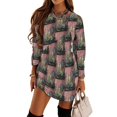 thumbnail image 3 of The Lady and The Unicorn Long Sleeved Dress party dresses women women"s luxury party dress birthday dress, 3 of 5