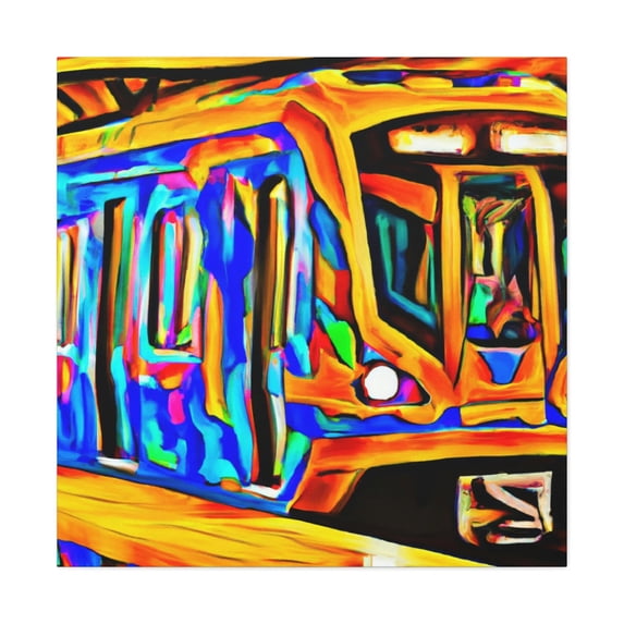 Subway Ride Enchantment - Canvas