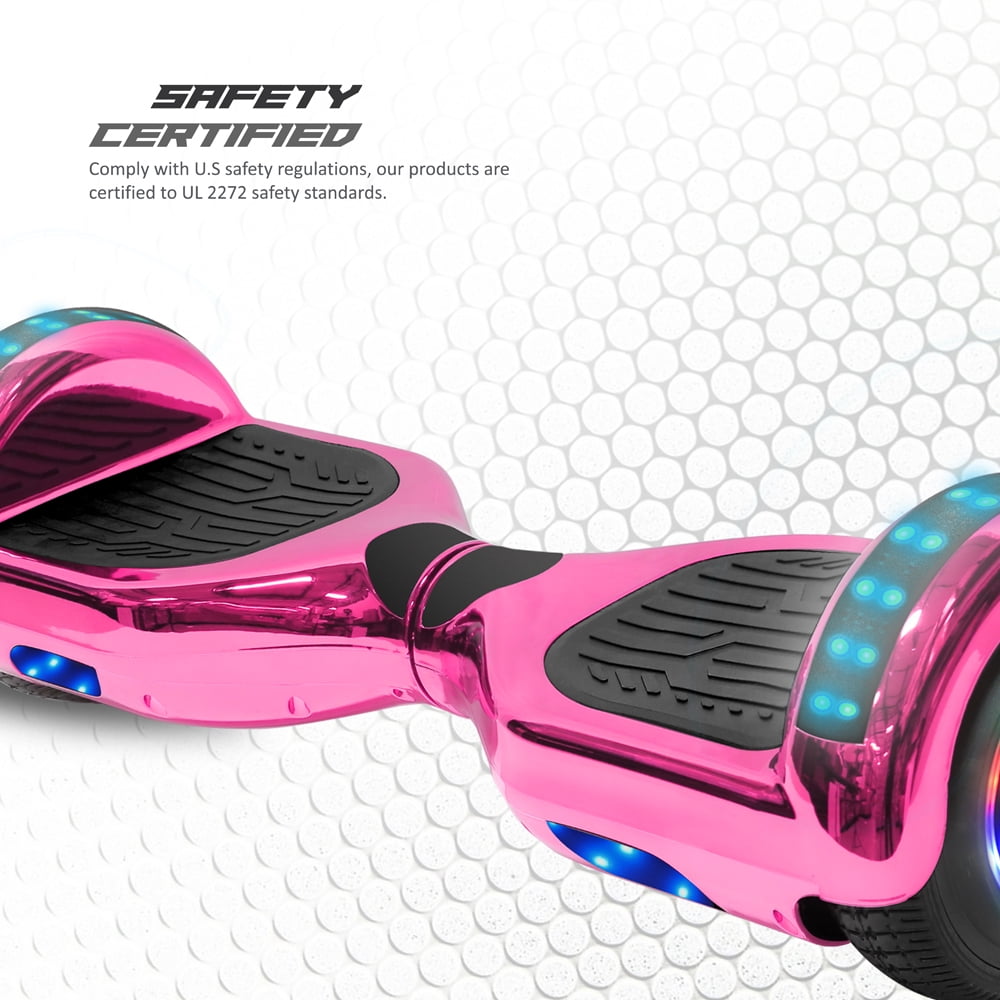 RangerBoard Hoverboard Enfant - 6,5 - Bluetooth - LED - Self Balancing  Board Adulte - 700W - Smart Scooter Deux Roues - Skate Électrique Cadeaux  Pas Cher - Certifié CE UL2272 - Violet Chromé : : Sports et Loisirs