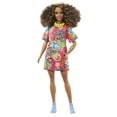 thumbnail image 1 of Barbie Fashionistas-Poupée brune avec robe à graffitis, 1 of 5