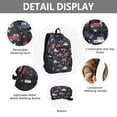 thumbnail image 4 of JIALIOU 14" Laptop Backpack Waterproof Airline Approved Stylish Casual Daypack for Travel Business College Work, Cartoon Car and Star, 4 of 8