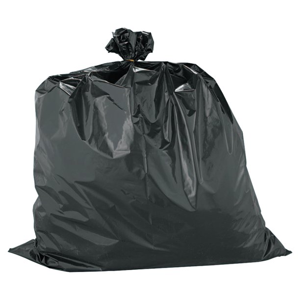 Warp Brothers Trash Trash Bags, 33 gal, 2.5 mil, 33 X 40, Black