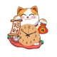 thumbnail image 5 of Reloj de pared decorativo con diseño de gato, sin tictac, para el hogar, el dormitorio y la sala de estar. L, 5 of 9