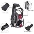 thumbnail image 4 of Bolso de correa transparente, pequeña mochila cruzada de PVC aprobada por el estadio, pecho casual transparente, 4 of 5
