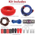 thumbnail image 3 of Kit de cableado de audio para amplificadores de coche Welugnal, calibre 0, 3000 W, 3 of 5