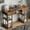 Brown, variant on Blazezo Small Computer Desk with 2 Drawers for Home Office, 32 Inch Home Office Desk with Storage Fabric Drawer and Side Bag, Headphone Hook, Study Writing Table for Small Spaces Rust