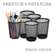 thumbnail image 2 of 6 Lapiceros Metal P/ Escritorio Porta Lapices Y Plumas Malla Xtellar negro, 2 of 3