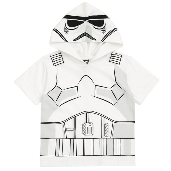 Camiseta STAR WARS Stormtrooper con capucha para cosplay para niños de 7 a 8 años