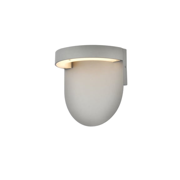 Raine Integrated LED wall sconce in silver