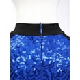 thumbnail image 5 of Aislor Girls Race Car Driver Jumpsuit Glitter Racer Checkerboard Printed Sequins Tutu Dress Royal Blue 8, 5 of 7