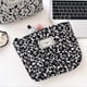 thumbnail image 2 of Makeup Bags for Women and Girls,Travel Makeup Bag Large Capacity Canvas Makeup Bag,Makeup Organizer Bag Zipper Pouch (Black Flowers), 2 of 4