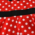 thumbnail image 5 of FYMNSI Kids Girls Polka Dot Dress Vintage 50's Girls Dress Retro Doll Collar Swing Dresses Sleeveless Party Dress 9-10 Years Red, 5 of 7